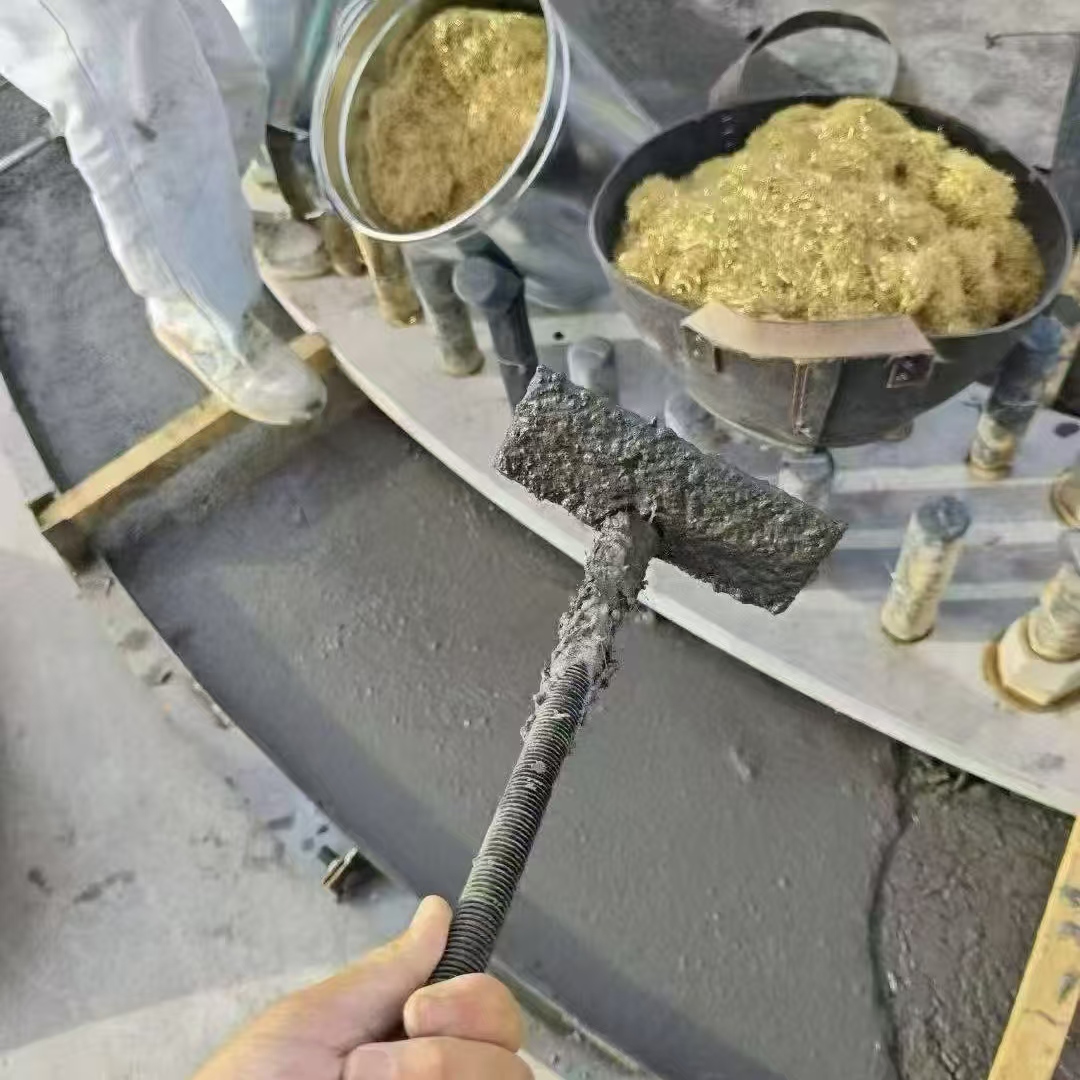 华阴C120钢纤维高强无收灌浆料 轧机压缩机汽轮机发电机锻压设备底座灌浆材料